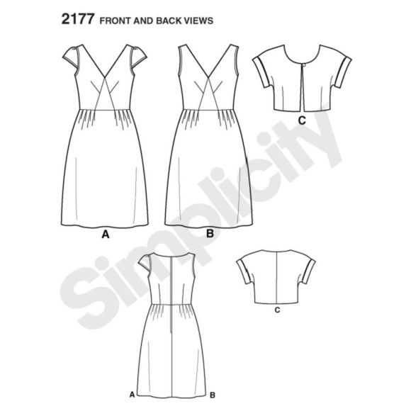 Simplicity Office Simplicity 277 Sewing Pattern Misses Dress Jacket